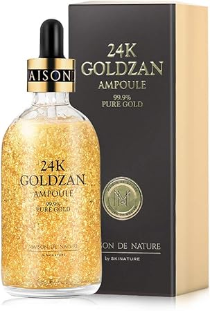 24k GOLDZAN AMPOULE 99.9% Pure Gold Serum of The Year in Korea - Maison de Nature